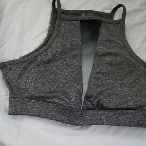 C&C California Charcoal Sports Bra